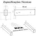 Ver imagem 2 de Mf Multiforma - 3 Suportes Pia Chumbar Bancada Mesa 50 Cm Preto