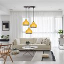 Ver imagem 2 de Luminária pendente moderna, luz criativa, abajur macaron e27, quarto, restaurante, sala de estar, il