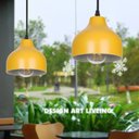 Ver imagem 4 de Luminária pendente moderna, luz criativa, abajur macaron e27, quarto, restaurante, sala de estar, il