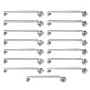 Ver imagem 1 de Alça de Apoio Barra 80cm Inox Kit 15 Unidades Idoso Cadeirante Deficiente Acessibilidade Banheiro Bo