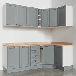 Cozinha Modulada 8 Peças 3 Aéreos 3 Balcões Adega e Toalheiro Arizona CabeCasa MadeiraMadeira - 10