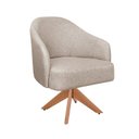 Ver imagem 2 de Poltrona Decorativa Giratória Malu