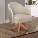 Ver imagem 1 de Poltrona Decorativa Giratória Malu