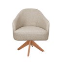 Ver imagem 4 de Poltrona Decorativa Giratória Malu