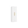 Guarda-roupa 2 Portas 2 Cabideiros Kappesberg Adapt Branco 80cm - 1