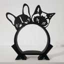 Ver imagem 4 de Suporte de Alexa para Echo Dot 4 e Dot 5 "bulldog e Gato"