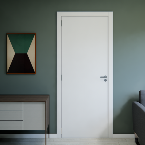 Kit porta de Madeira Completa 213cm x 74cm  Batente regulavel de 14 a 16,5cm Direita Incoportas