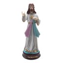 Ver imagem 1 de Imagem de Jesus Misericordioso Resina Maciça 20cm