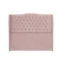 Ver imagem 2 de Cabeceira de Cama Box Casal 140 Cm Dubai Premium - Veludo Rose