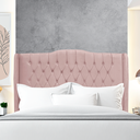 Ver imagem 3 de Cabeceira de Cama Box Casal 140 Cm Dubai Premium - Veludo Rose