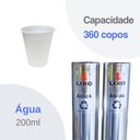 Ver imagem 4 de Kit Suporte Quadrado Inox Porta Copo Água + Lixeira Inox