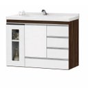 Ver imagem 2 de Kit Gabinete Banheiro Mdf 80cm com Cuba e Espelheira Premium:rustico/branco