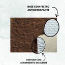 Ver imagem 5 de Kit 3 Peças Banheiro Tapete Classic Marrom Castor