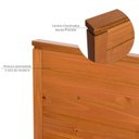 Ver imagem 5 de Cabeceira de Madeira Maciça King Madma