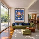Ver imagem 5 de Quadro Canvas Madrid Flores Plantas 70x50cm Mold Preta