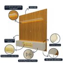 Ver imagem 5 de Rack com Painel para TV até 85 Polegadas 2 Portas com LED com Pés Ferro 240cm Splendore Yescasa