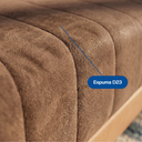 Ver imagem 7 de Sofá Living Siena 2 Lugares 160cm Veludo com Molas Bonnel - Marrom