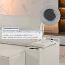 Ver mais imagens de Sofá Retrátil Reclinável 4 Lugares com Entrada USB e Porta Copos 290cm Irlanda Yescasa
