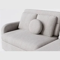 Sofá Denver Retrátil e Reclinável 3,04m em Boucle Alaska Natural - Home Mobily - 3