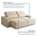 Ver mais imagens de Sofá Retrátil Reclinável 4 Lugares com Entrada USB e Porta Copos 230cm Áustria Yescasa