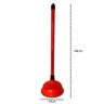 Desentupidor de Vaso com Cabo Vermelho Top House 14 X 48cm - 2