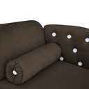 Ver imagem 5 de Cama Caminha Diva Pet Veludo Strass Marrom Dvinn