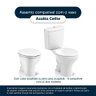Assento Sanitario Poliester com Amortecedor Azalea Verde Itapoa para Vaso Celite - 4