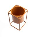 Ver imagem 4 de Vaso Decorativo Terracota com Suporte em Metal 16x11cm - D'Rossi