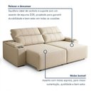 Ver imagem 7 de Sofá Retrátil Reclinável 4 Lugares com Entrada USB e Porta Copos 290cm Áustria Yescasa
