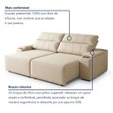 Ver imagem 6 de Sofá Retrátil Reclinável 4 Lugares com Entrada USB e Porta Copos 290cm Áustria Yescasa
