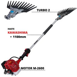 Derriçadeira Kawashima Turbo 2 e Haste de 110cm + Óleo Sthil - 5