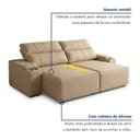 Ver imagem 7 de Sofá Retrátil Reclinável 4 Lugares com Entrada USB e Porta Copos 290cm Áustria Yescasa