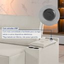 Ver mais imagens de Sofá Retrátil Reclinável 4 Lugares com Entrada USB e Porta Copos 230cm Irlanda Yescasa