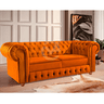 Namoradeira Chesterfield Bourbon 3 Lugares Via Encanto Veludo - 2