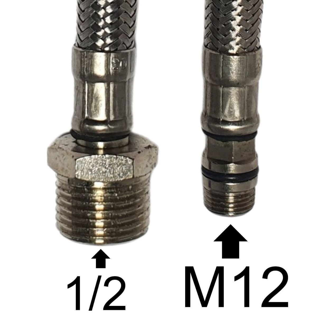 Flexivel Monocomando M12 X 1/2 X 38 Cm Docol - 00039800 Swing e Swing Plus - 2