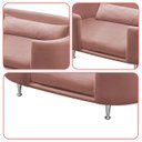 Ver imagem 7 de Cama para Cachorro e Gato Caminha Chase Pet Veludo Rosa Pés Metal com Regulagem - Arkell