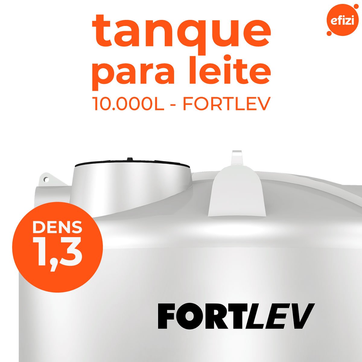 Tanque P/ Armazenar Leite 10.000 Litros - Fortlev - 2