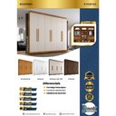 Ver imagem 6 de Guarda Roupa Viena 6 Portas 4 Gavetas 10 Prateleiras Cinamomo Off