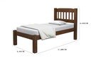 Ver imagem 3 de Cama Solteiro Reta Madeira com 01 Colchão (88x188x12) Gazin D20