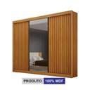 Ver imagem 2 de Guarda Roupa Casal Prime 3 Portas de Correr 6 Gavetas MDF Cinamomo Arbo Design