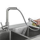 Ver imagem 1 de Torneira Cozinha Gourmet Extensível Inox Misturador Monocomando Bancada