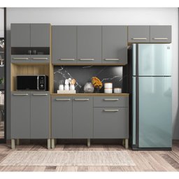 Cozinha 12 Portas Balcão 1 Gaveta Versalhes - 1 Cozinha 12 Portas Balcão 1 Gaveta Versalhes - 1