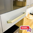 Ver imagem 6 de Cozinha Compacta 4 Peças Balcão 120cm com Tampo Versalhes Freijó/Gris