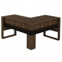 Ver imagem 4 de Kit 2 Peças com Escrivaninha em L com Cadeira de Escritório Diretor Tela Mesh