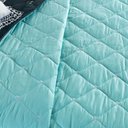 Ver imagem 5 de Kit Cobre Leito Dupla Face Casal Queen Bordado Renove Hipercal 400 Fios:verde