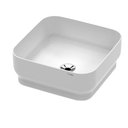 Ver imagem 1 de Cuba de Apoio Dax Rubi Fourza 38x38 Branco Acetinado Fz001ac