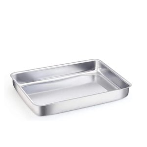 Assadeira Retangular Alta Alumínio N 04 42x31cm Lidermix Ass21