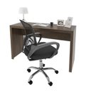 Ver imagem 1 de Kit 2 Peças com Escrivaninha 127cm Me4135 e Cadeira Diretor Tela Mesh Tok 3310 Espresso Móveis