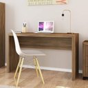 Ver imagem 3 de Conjunto 2 Peças com Escrivaninha 127cm ME4135 e Cadeira Diretor Tela Mesh Tok 3310 Espresso Móveis Marrom/Nogal