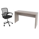 Ver imagem 2 de Kit 2 Peças com Escrivaninha 127cm Me4135 e Cadeira Diretor Tela Mesh Tok 3310 Espresso Móveis